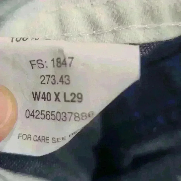 Key NWT overalls men's size 40 inseam 29 denim bib - Picture 7 of 10